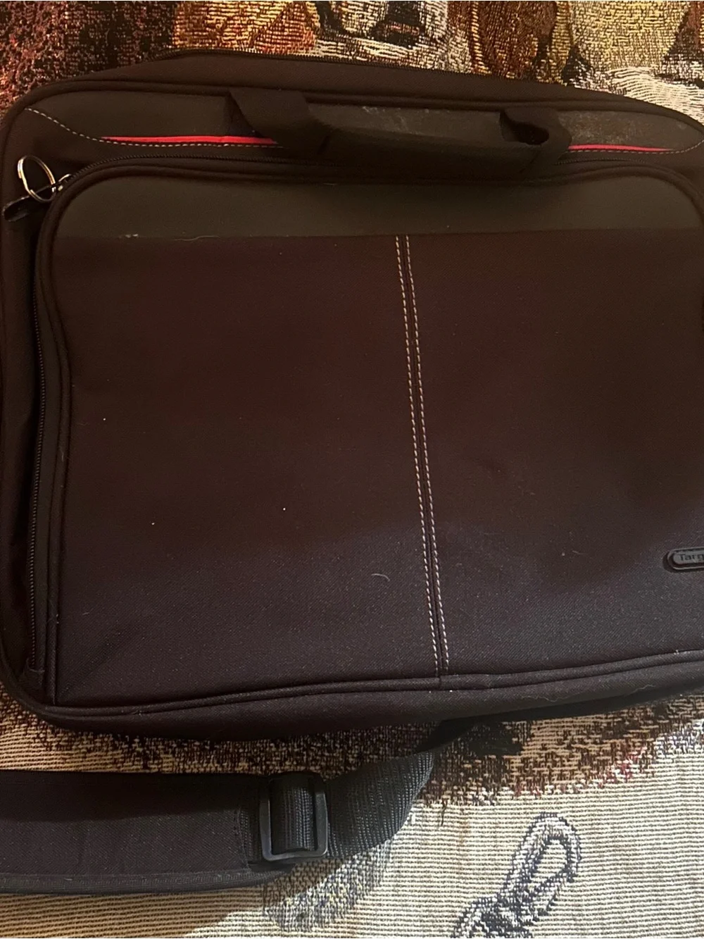 Black Men's Laptop Briefcase Shoulder Bag